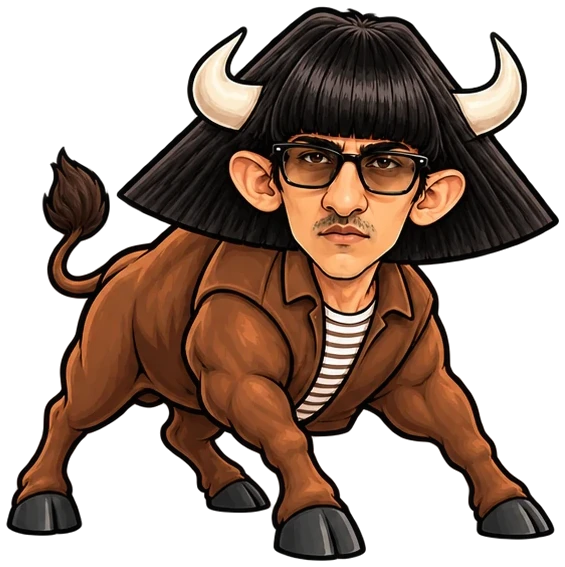 Frunks as a bull with horns